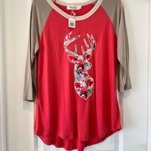 NWT Boutique Deer shirt!